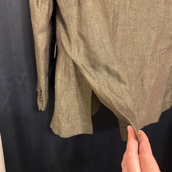 Todd Synder Italian Linen Sutton Suit - Olive 100% Linen - Picture 10 of 15